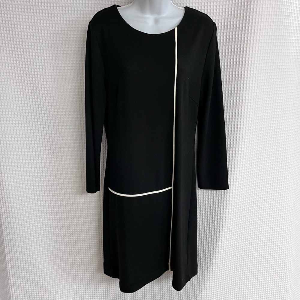 Venus ladies, long sleeve knee length sheath dress size medium